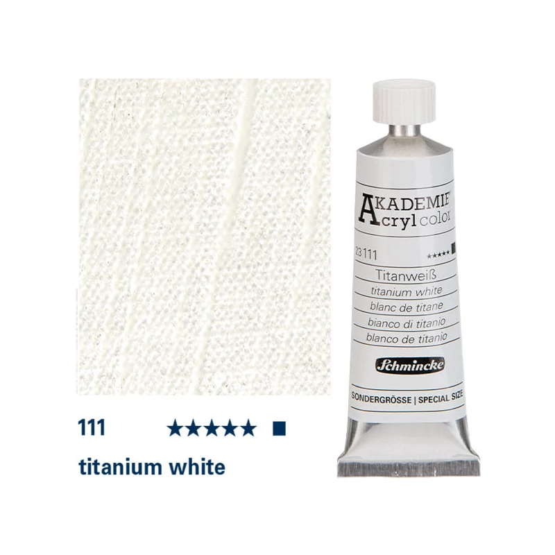 Schmincke Akademie akrilfesték, 35 ml - 111, titanium white