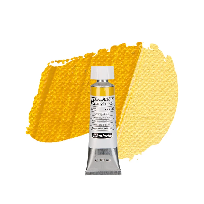 Schmincke Akademie akrilfesték, 60 ml - 225, chrome yellow hue