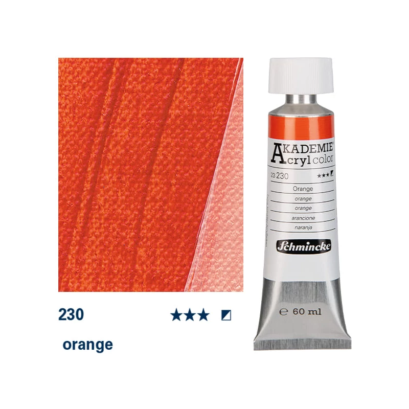 Schmincke Akademie akrilfesték, 60 ml - 230, orange