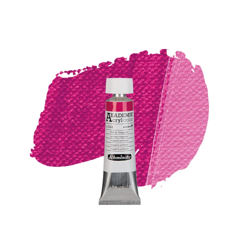 Schmincke Akademie akrilfesték, 60 ml - 344, primary magenta