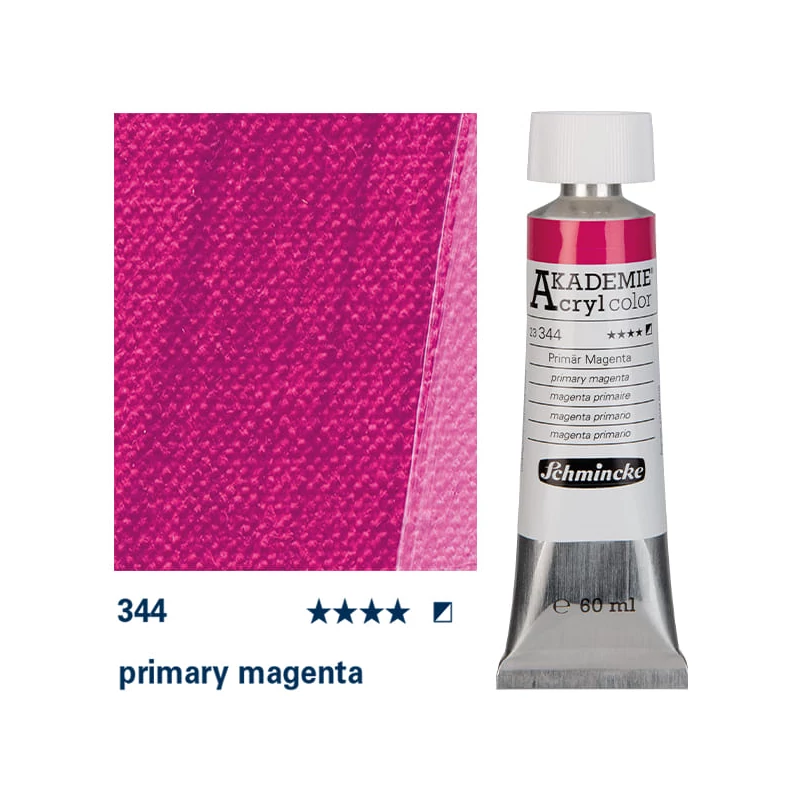 Schmincke Akademie akrilfesték, 60 ml - 344, primary magenta