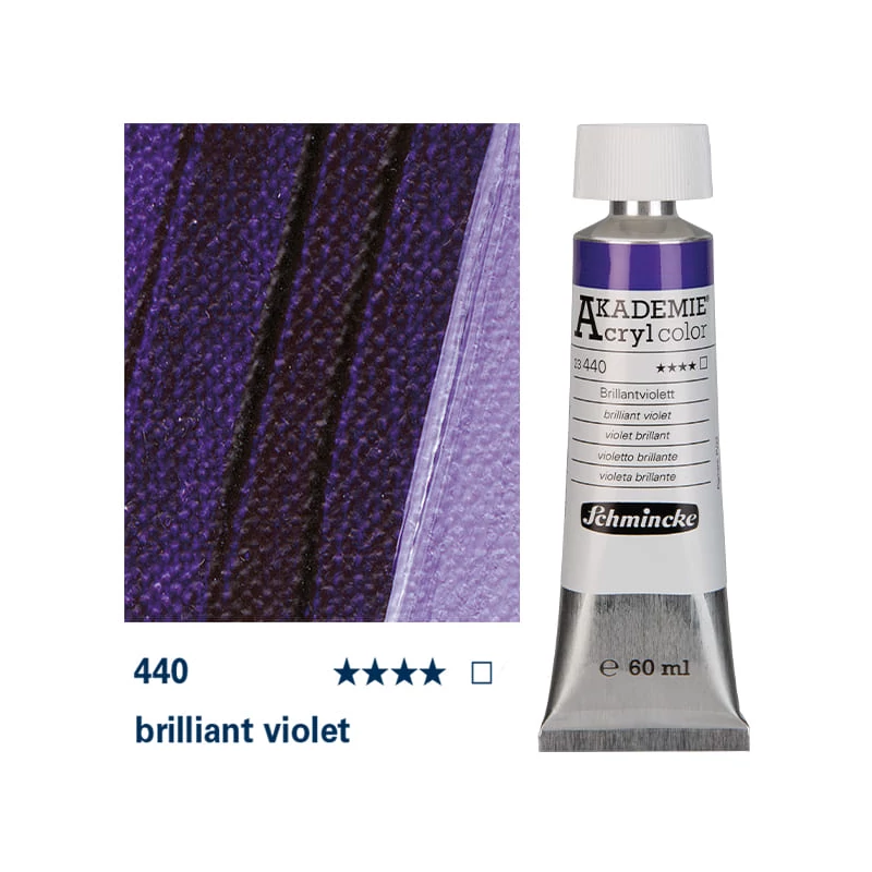 Schmincke Akademie akrilfesték, 60 ml - 440, brilliant violet