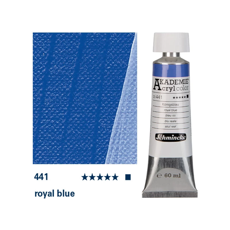 Schmincke Akademie akrilfesték, 60 ml - 441, royal blue