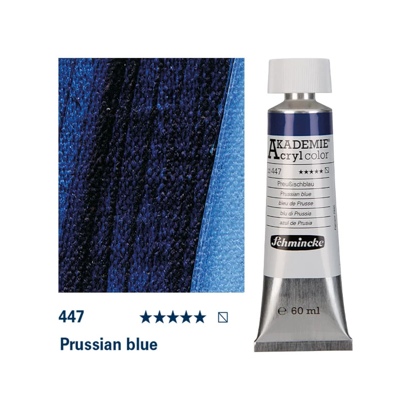 Schmincke Akademie akrilfesték, 60 ml - 447, prussian blue