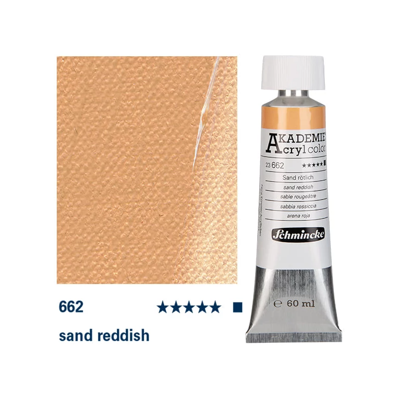 Schmincke Akademie akrilfesték, 60 ml - 662, sand reddish