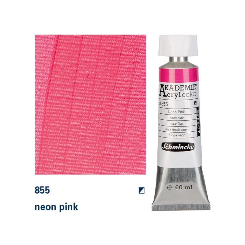 Schmincke Akademie akrilfesték, 60 ml - 855, neon pink