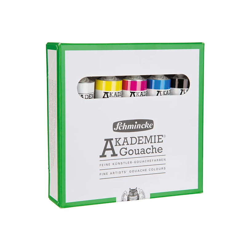 Schmincke Akademie gouache festék készlet, 5x20 ml