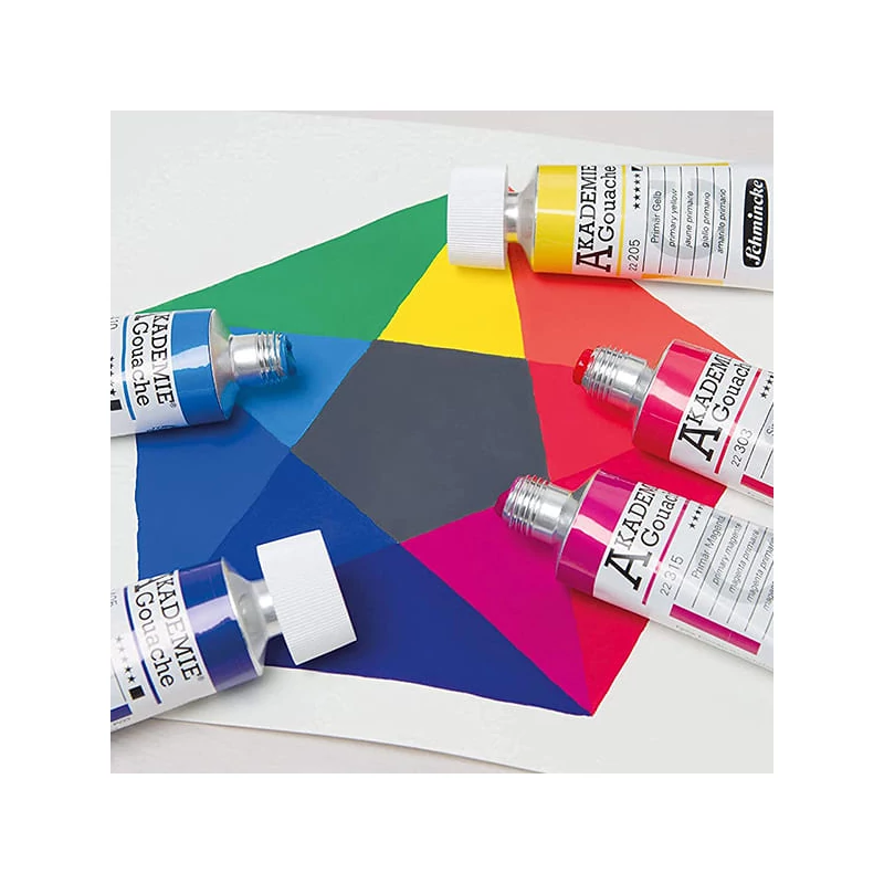 Schmincke Akademie gouache festék készlet, 5x20 ml