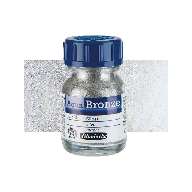 Schmincke Aqua Bronze metál effekt por, 20 ml - 815, silver