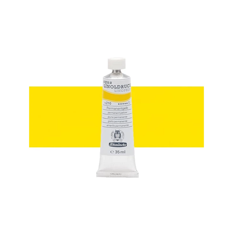 Schmincke Aqua Linoprint linófesték, 35 ml - 210, permanent yellow