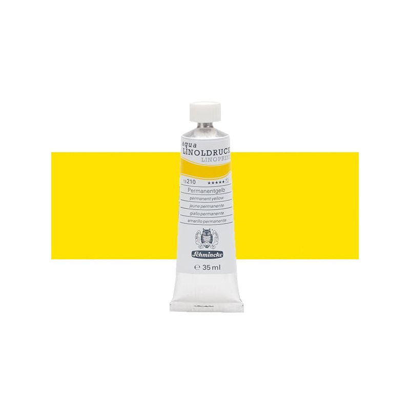Schmincke Aqua Linoprint linófesték, 35 ml - 210, permanent yellow
