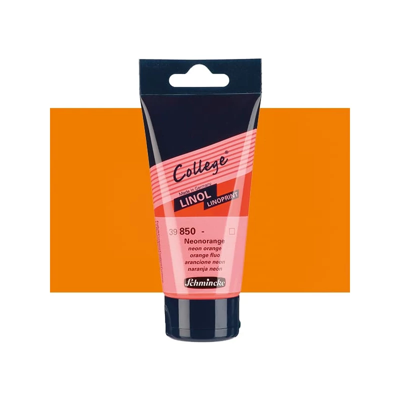 Schmincke College Linol linófesték, 75 ml - 850, neon orange