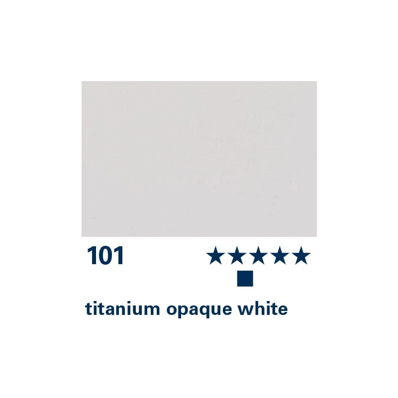 Schmincke Horadam tubusos akvarellfesték, 15 ml - 101, titanium opaque white