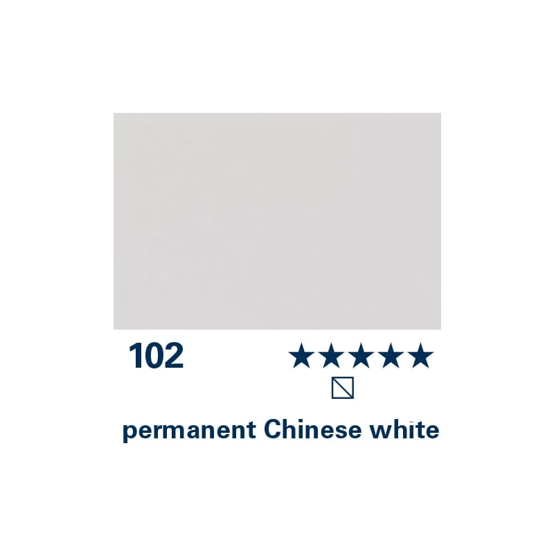 Schmincke Horadam tubusos akvarellfesték, 15 ml - 102, permanent chinese white