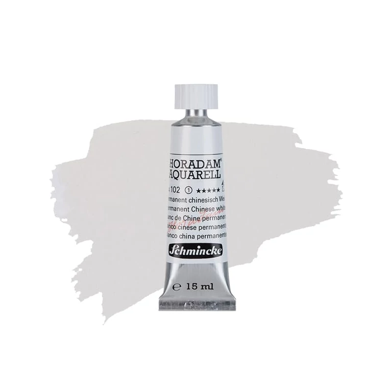 Schmincke Horadam tubusos akvarellfesték, 15 ml - 102, permanent chinese white