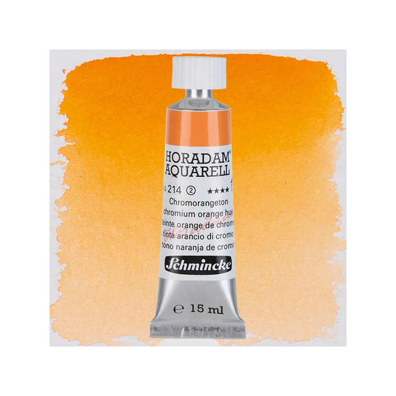 Schmincke Horadam tubusos akvarellfesték, 15 ml - 214, chromium orange hue