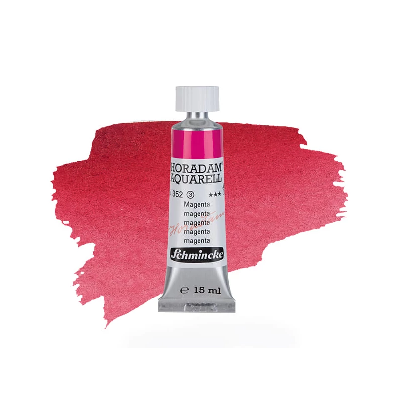 Schmincke Horadam tubusos akvarellfesték, 15 ml - 352, magenta