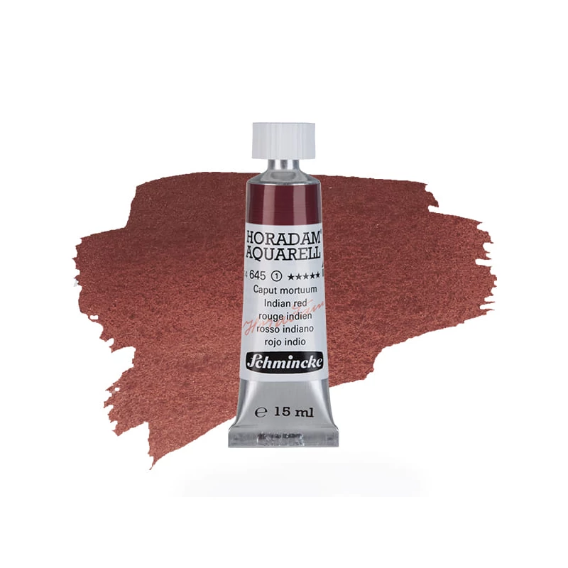 Schmincke Horadam tubusos akvarellfesték, 15 ml - 645, indian red, granuláló