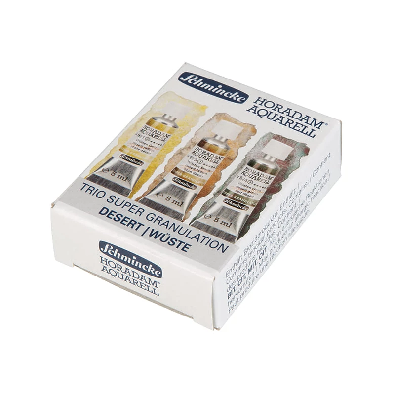 Schmincke Horadam akvarellfesték készlet, szuper granuláló - 3x15 ml, Desert
