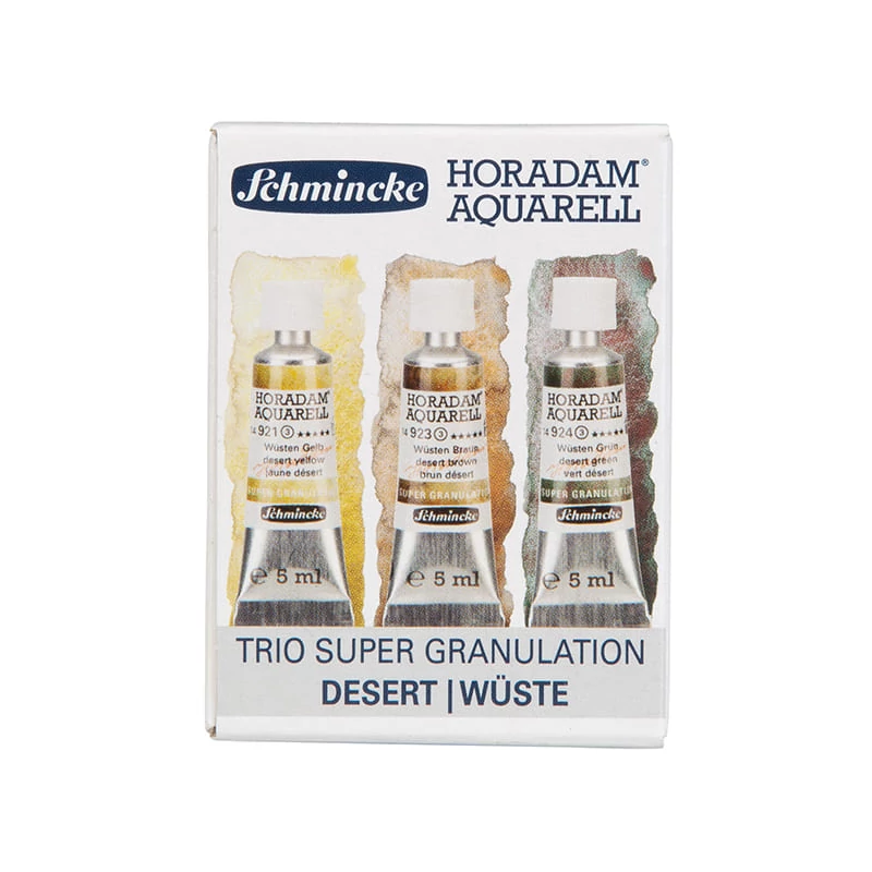 Schmincke Horadam akvarellfesték készlet, szuper granuláló - 3x15 ml, Desert