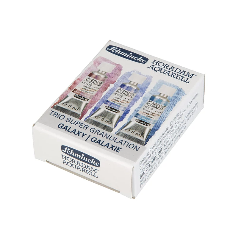 Schmincke Horadam akvarellfesték készlet, szuper granuláló - 3x15 ml, Galaxy