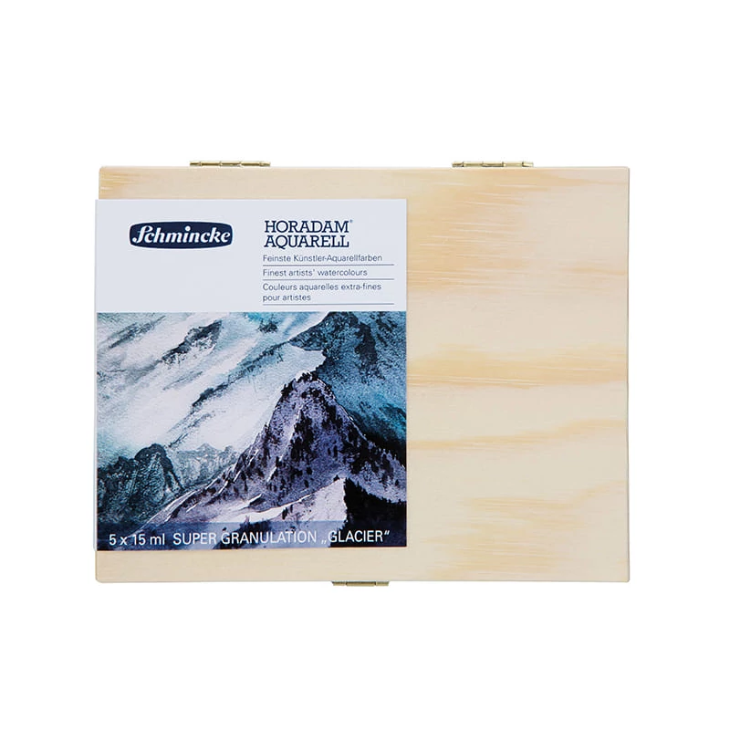 Schmincke Horadam akvarellfesték készlet, szuper granuláló - 5x15 ml, Glacier