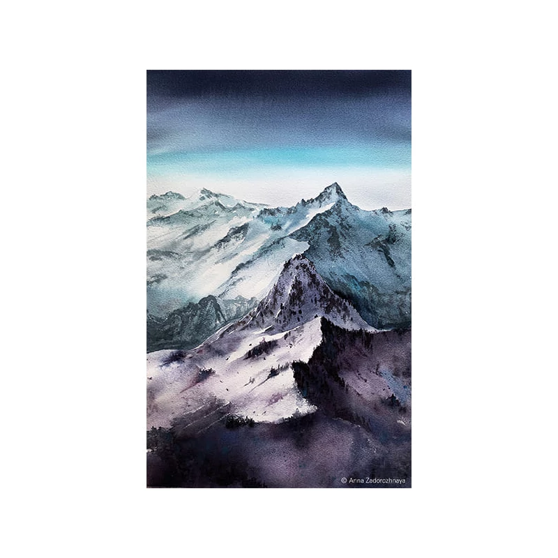 Schmincke Horadam akvarellfesték készlet, szuper granuláló - 5x15 ml, Glacier