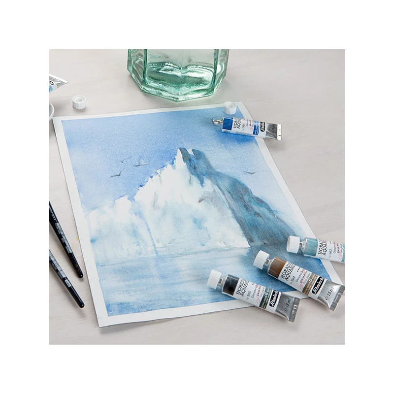 Schmincke Horadam akvarellfesték készlet, szuper granuláló - 5x15 ml, Glacier