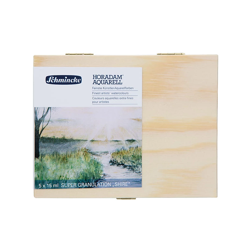 Schmincke Horadam akvarellfesték készlet, szuper granuláló - 5x15 ml, Shire