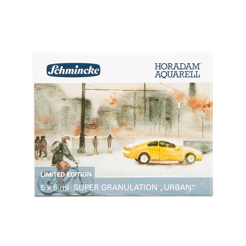 Schmincke Horadam akvarellfesték készlet, szuper granuláló - 5x5 ml, Urban