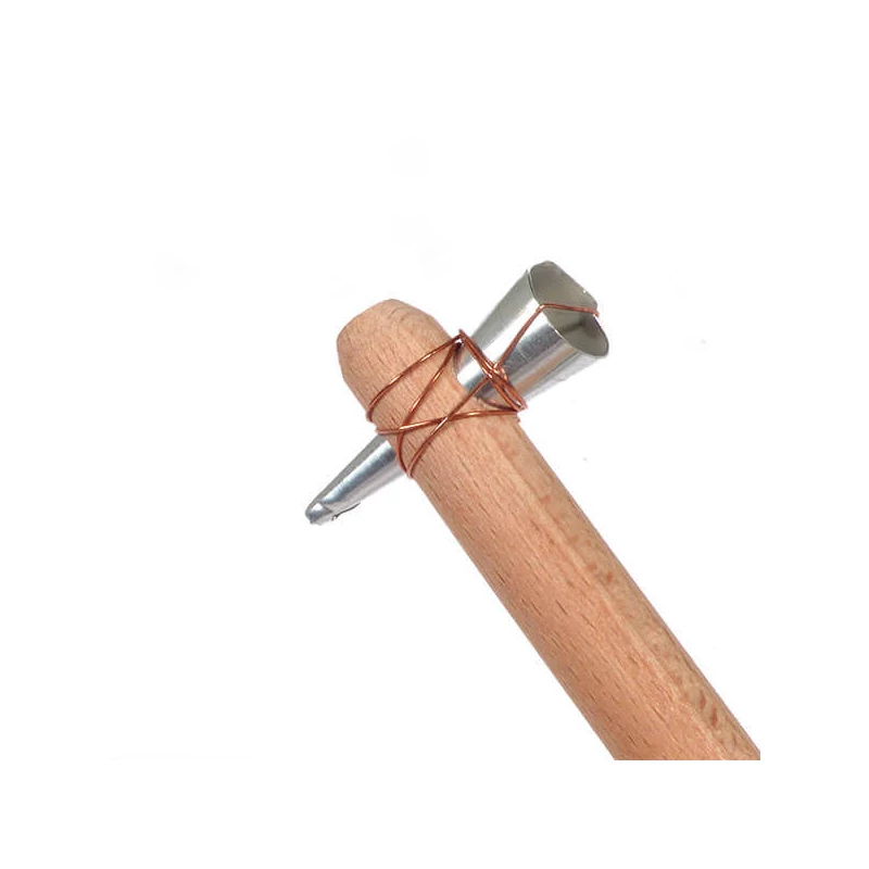 Íróka tojásfestéshez - nagy, kb. 3 cm-es fém tölcsérrel