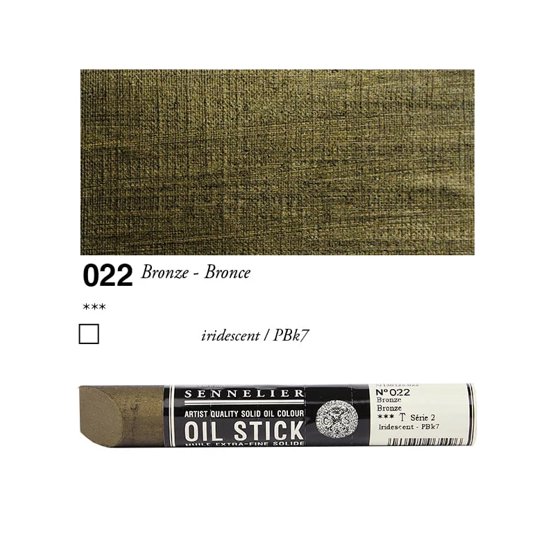 Sennelier Oil Stick olajfesték rúd, 38 ml - 022, bronze
