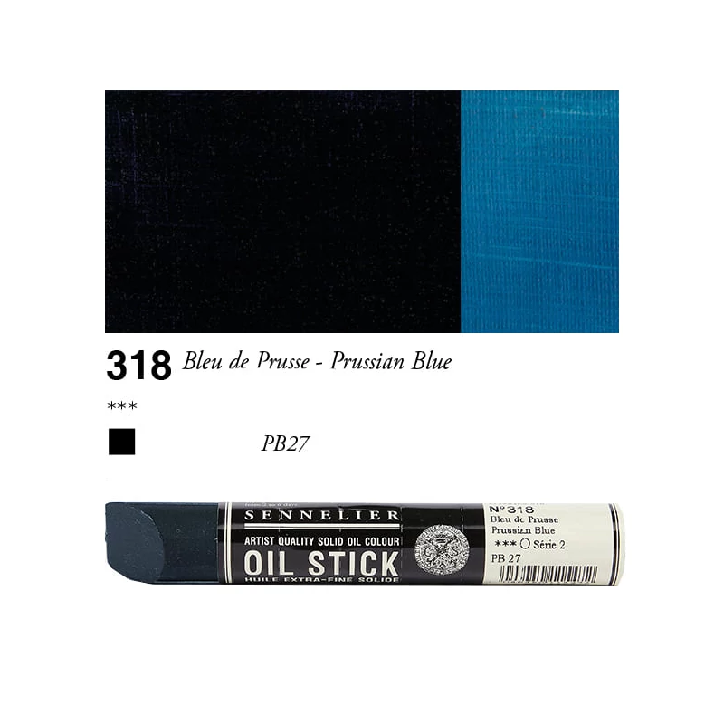 Sennelier Oil Stick olajfesték rúd, 38 ml - 318, prussian blue