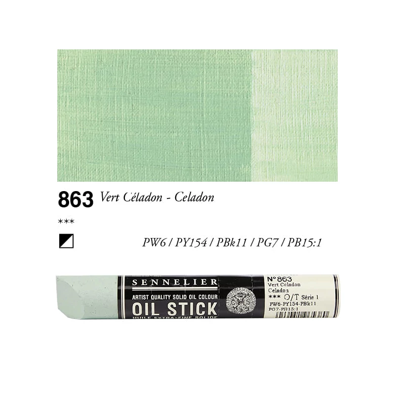 Sennelier Oil Stick olajfesték rúd, 38 ml - 863, celadon