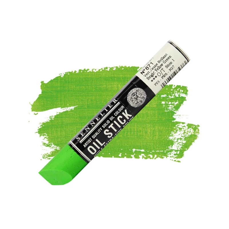 Sennelier Oil Stick olajfesték rúd, 38 ml - 871, bright yellow green