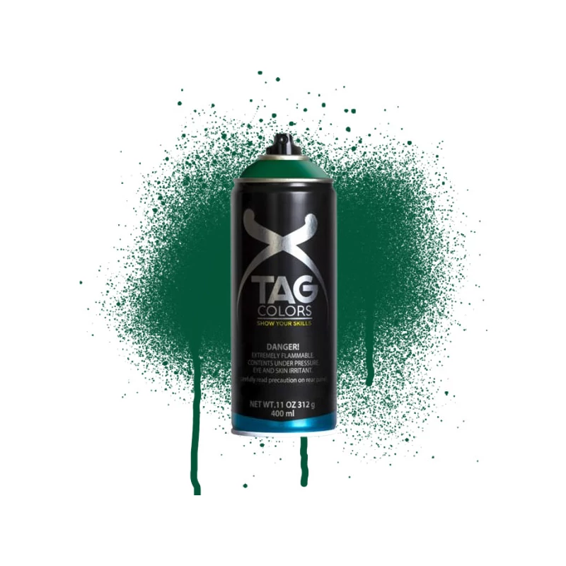 TAG COLORS akrilfesték spray, 400 ml - A016, alien green
