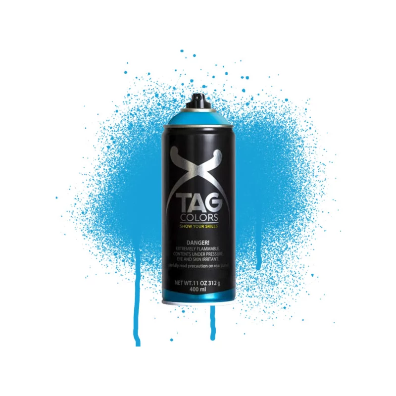 TAG COLORS akrilfesték spray, 400 ml - A037, stargate blue