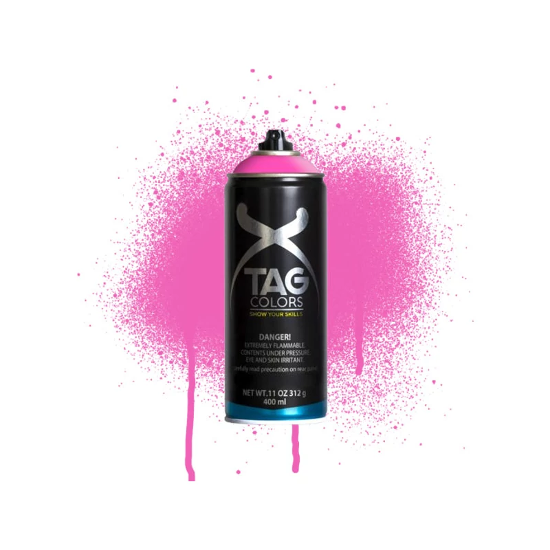 TAG COLORS akrilfesték spray, 400 ml - A062, ganymede pink