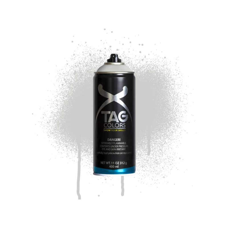 TAG COLORS akrilfesték spray, 400 ml - A087, stormtrooper grey, RAL 7035