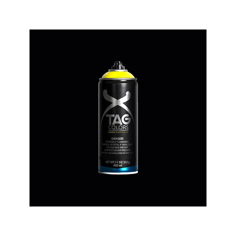 TAG COLORS akrilfesték spray, 400 ml - A001, black hole, RAL 9005