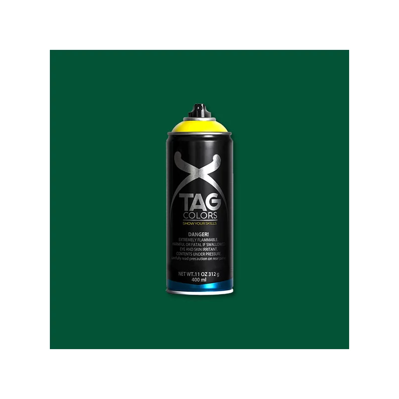 TAG COLORS akrilfesték spray, 400 ml - A016, alien green