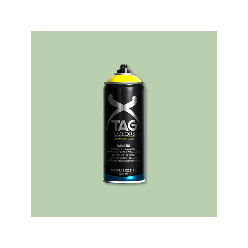 TAG COLORS akrilfesték spray, 400 ml - A027, triton green, RAL6019