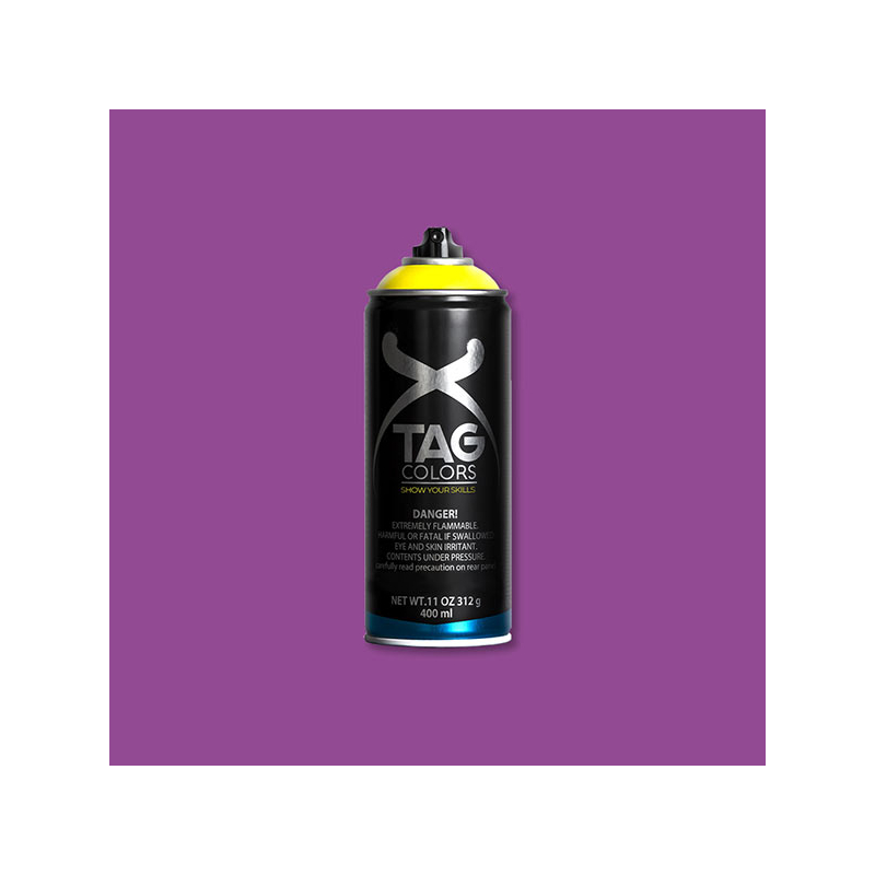 TAG COLORS akrilfesték spray, 400 ml - A055, pulsar violet, RAL 4008