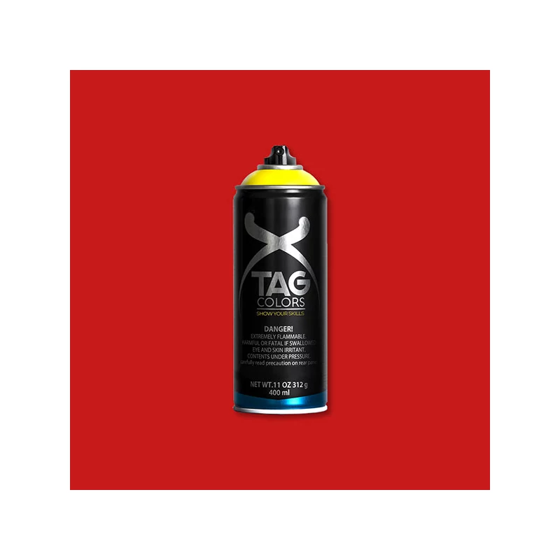TAG COLORS akrilfesték spray, 400 ml - A066, gundam red, RAL 3020