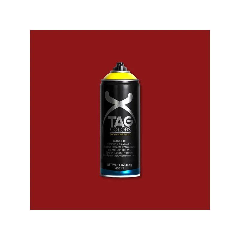 TAG COLORS akrilfesték spray, 400 ml - A071, pandora red