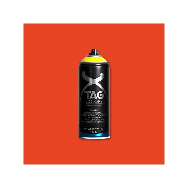 TAG COLORS akrilfesték spray, 400 ml - A073, phoenix red