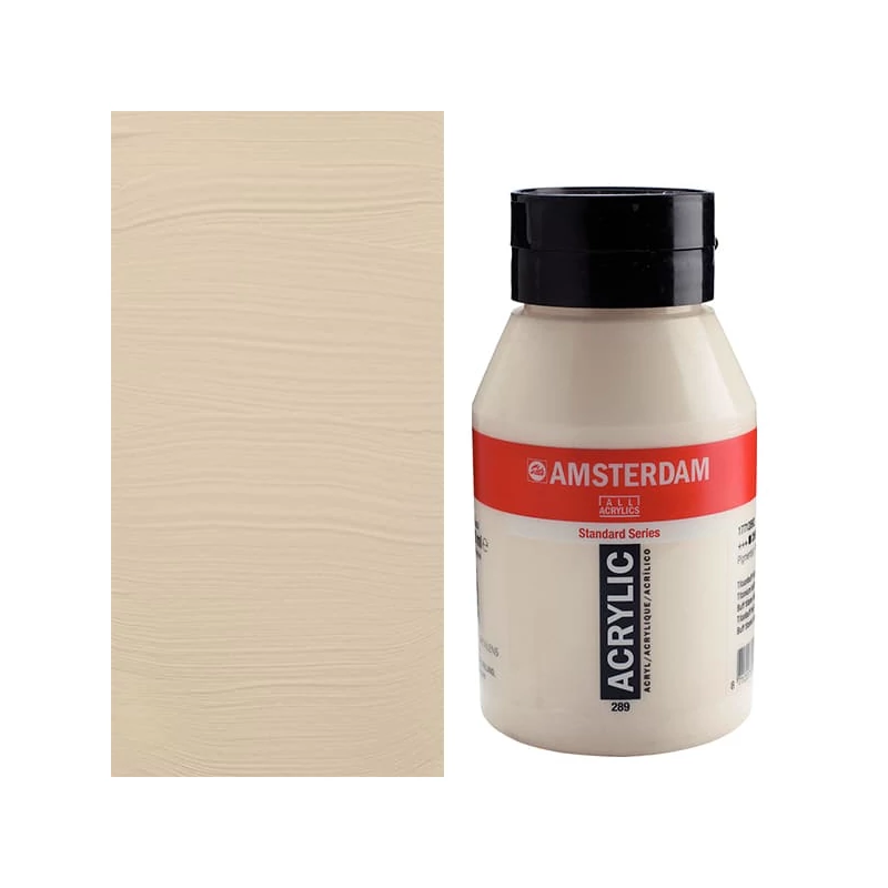 Talens Amsterdam akrilfesték, 1000 ml - 289, titanium buff light