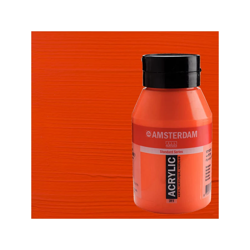 Talens Amsterdam akrilfesték, 1000 ml - 311, vermilion