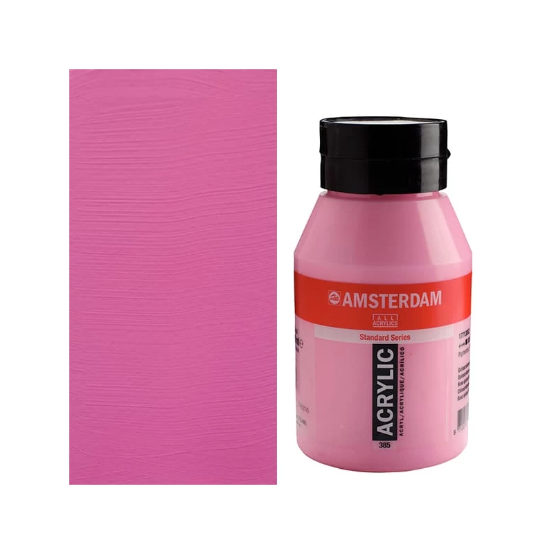 Talens Amsterdam akrilfesték, 1000 ml - 385, quinacridone rose light