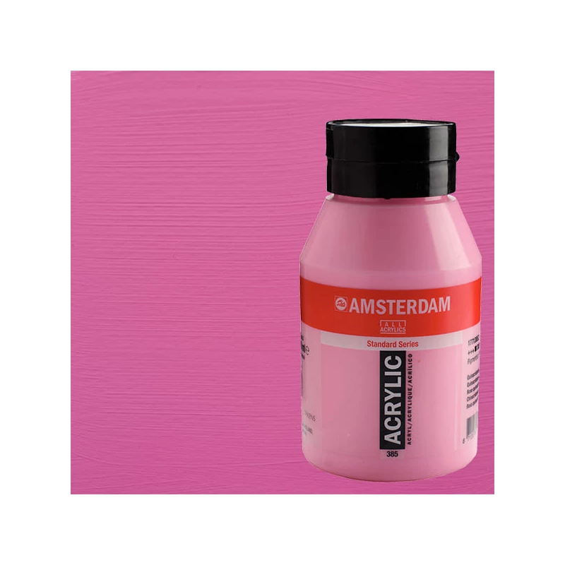 Talens Amsterdam akrilfesték, 1000 ml - 385, quinacridone rose light